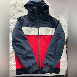 Tommy Hilfiger Men's Navy and Red Jacket